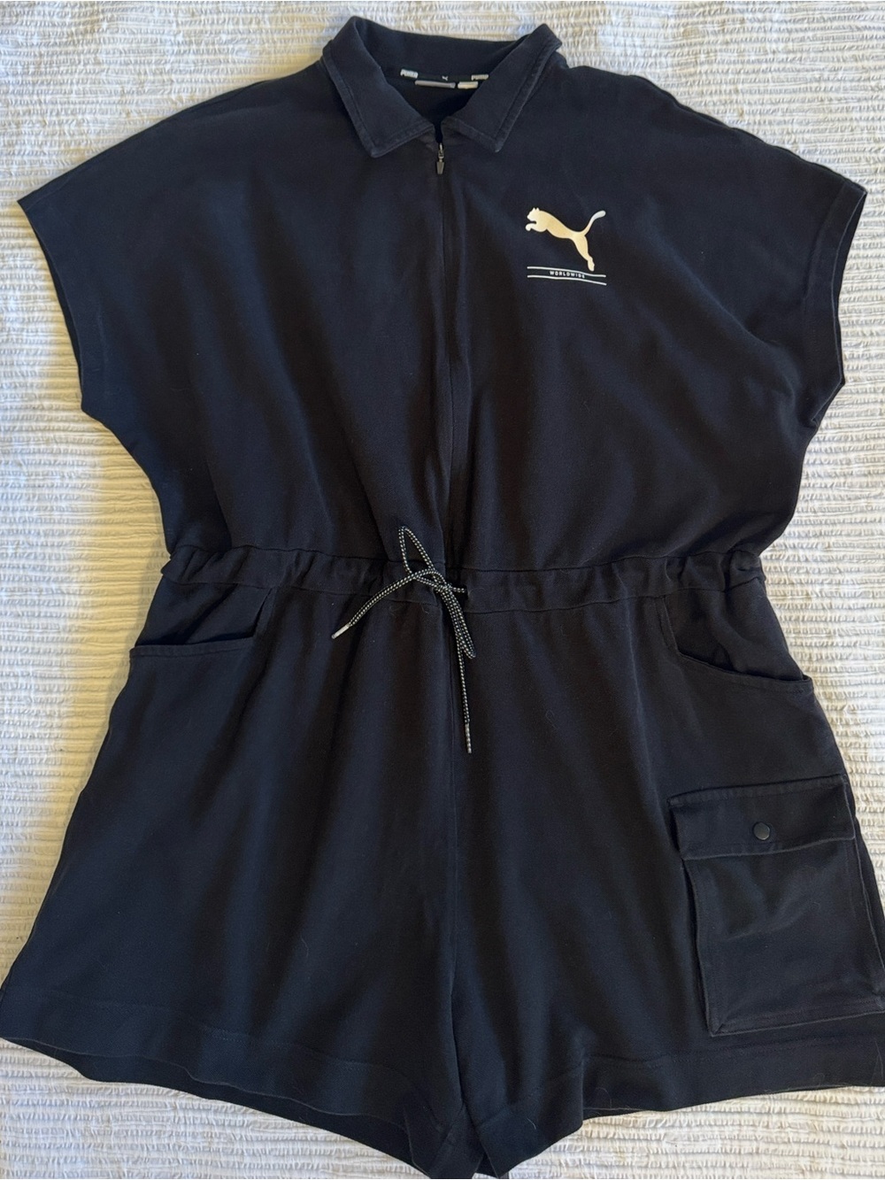 Puma Women’s Black Romper Shorts sz XL